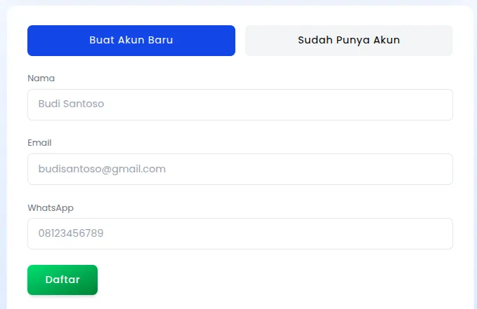 Order VPS di CloudBaik